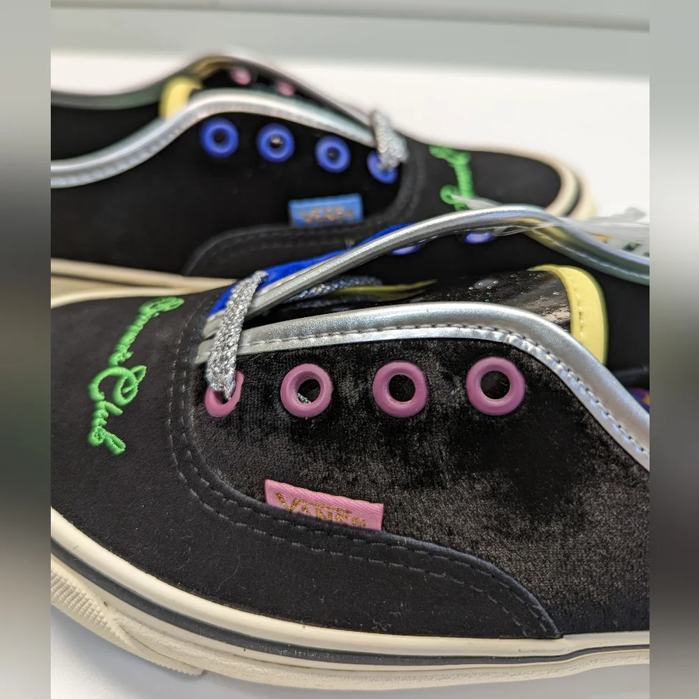 Vans Vault Feature Sinner's Club OG Authentic LX Velour Suede Sneakers Women 6.5